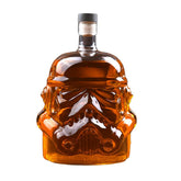 Hyaugx decantador whisky frontal, diseño elegante para la mesa de casa.
