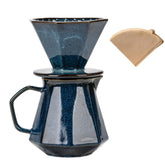 HYAXGM cafetera de cerámica para filtrado, capacidad 650 ml.