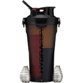 Hydra Cup DualShaker Pro, botella con manija para batidos en el gimnasio.
