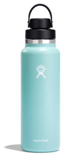 Hydro Flask 40 oz boca ancha, botella elegante que conserva bebidas frías por horas.