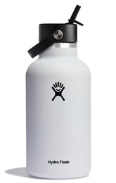 Hydro Flask 64 oz con boca ancha, ideal para rellenar y beber fácilmente.