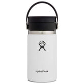 Hydro Flask de 12 onzas con tapa Flex Sip, cierre hermético para viajes sin derrames.
