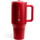 HydroJug Traveler, botella de 40 onzas roja alumni, ideal para uso diario.