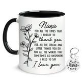 Taza Hyturtle Nana 11 onzas lista para el cafe diario.