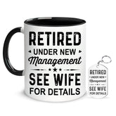 Taza Hyturtle jubilación divertida para marido, ideal como regalo y uso diario de café.