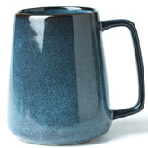 HYTYSKAR taza grande de cerámica, 24 oz, azul, ideal para café