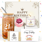 Vaso de vidrio 16oz con tapa y pajita de iAOVUEBY, ideal para beber con estilo.