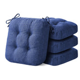 Cojín de asiento para silla de comedor de IASEAHK en azul marino, aporta comodidad.