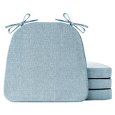 IASEAHK cojines silla comedor azul claro muestran confort y soporte para comidas largas
