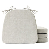 Cojines IASEAHK para sillas de comedor, juego de 4 beige y confort.