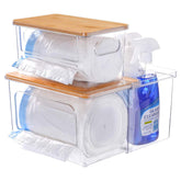 iCASA dispensador 3 en 1 frente visible facilita almacenar bolsas de basura grandes
