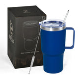 Icesip vaso termico 20oz con asa para un agarre cómodo durante desplazamientos.