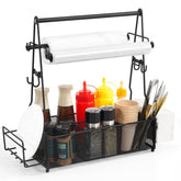 ICOHOT Grill Caddy porta papel doble: organiza toallas y reduce desorden