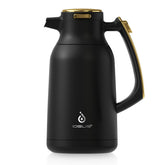 Ideus cafetera térmica 68 onzas frontal, diseño elegante para servir.