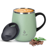 Ideus taza cafe aislada 16 oz, verde avocado, mantiene caliente o fría la bebida