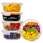 Igluu Meal Prep contenedor cristal redondo para porciones y conservación seguras