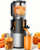 Licuadora IIUIPI con tolva grande para jugos de frutas enteras.