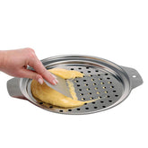 KEISSCO Spaetzle Maker de Acero Inoxidable con Tapa y Raspador