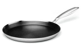 Innerwell Sartén para Crepes de Acero Inoxidable 12 Pulgadas con Revestimiento Antiadherente en Panal