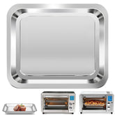 ZuKaYeHome Sartén para Freidora de Aire 12x10 – Parrilla de Acero Inoxidable para Emeril Lagasse Everyday 360