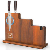 Soporte magnético doble cara de imarku para cuchillos: acceso fácil y almacenamiento seguro.