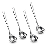 IMEEA Cucharón de salsa de 8 pulgadas para porciones precisas y salsas.