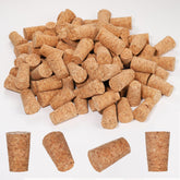 Impnit corchos cónicos de madera natural para cierre hermético de botellas.