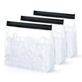 Bolsas de hielo IMPRESA grandes con cierre, ideal para almacenamiento eficiente en el congelador