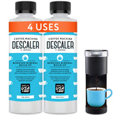 Impresa Desincrustante, pack de dos botellas para descalcificar cafeteras y mejorar la limpieza