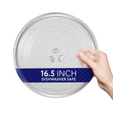IMPRESA plato-vidrio-giratorio-microondas: soporte estable para un calentamiento más uniforme.