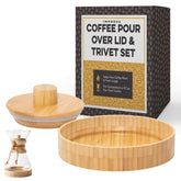 IMPRESA tapa para Chemex 6–8 tazas mantiene el calor del café al reposar