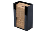 Inevibe porta mangas para taza de café en sistema vertical, acceso rápido.