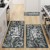 Alfombra InnJoey para cocina con respaldo antideslizante, ideal junto al fregadero.