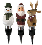 Tapón ciervo Inusitus para botella de vino con sellado hermético y estilo festivo