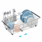 iPEGTOP secadero de platos sobre fregadero, expandible para más espacio en cocina