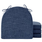 IPYNBAP almohadón para silla de comedor con lazos, estabilidad y confort.
