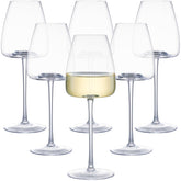 Vaso Iridisenti de cristal soplado, claridad y lujo para cada cena.