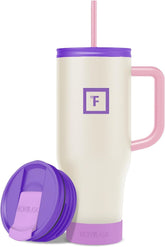 IRON °FLASK Co-Pilot con tapa y boquilla, taza aislada que mantiene caliente.
