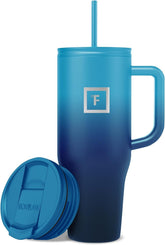 IRON °FLASK Co-Pilot con pajita para bebidas frías o calientes en movimiento