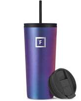 IRON °FLASK Vaso termico clasico aurora con recubrimiento en polvo, ideal para uso diario.