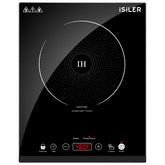 ISILER placa de inducción portátil con panel táctil, calentamiento rápido para cocinas pequeñas.