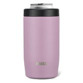 Itslife enfriador 4 en 1 para lata 12 oz violeta, cómodo de sostener al aire libre.