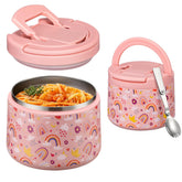 Itslife Kids Thermo arcoíris frente, mantiene caliente la comida para la jornada escolar