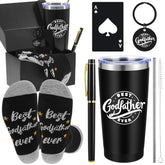 IUUIVV Taza 20oz aislada con grabado de padrino, ideal para bebidas calientes o frías.