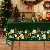 IVAPUPU mantel-navidad-rectangular-60x84 ideal para cenas festivas en familia.