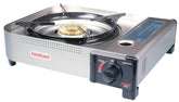 Iwatani 35FW, quemador-portátil, ideal para cocinar al aire libre en interiores.