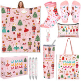 Conjunto JenPen Cascanueces rosa, regalo navideño perfecto para amantes del ballet.