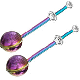 JETKONG varita espolvoreadora arcoiris para espolvorear azúcar con precisión.