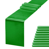 Jevix corredor de mesa satin verde 12x108 para decoración elegante.