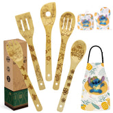 Jewelvwatchro: juego de utensilios de cocina de madera para remover y servir sin rayar superficies.